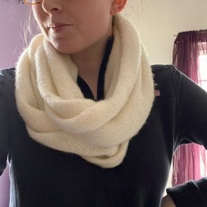 Cream Infinity Scarf